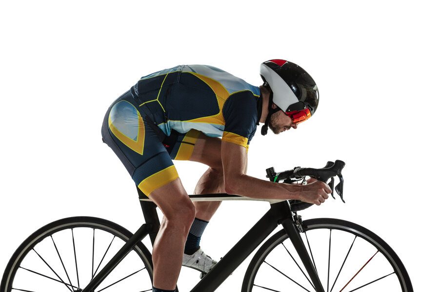 Male Athelete Cycling Picture